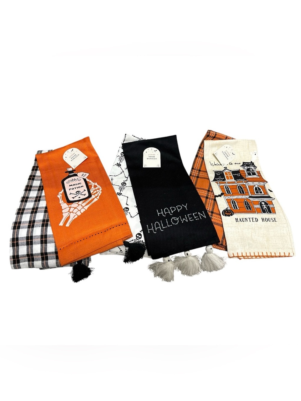 Halloween Themed Kitchen Towels - 3 sets